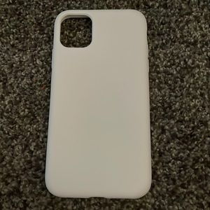 White iPhone case, never used